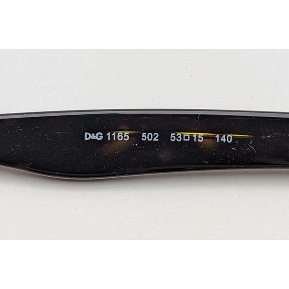 🕶️Dolce&Gabbana D&G1165 502 Eyeglasses 53/15 140 /KAG334🕶️ - Picture 5 of 10